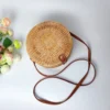 Round or Square Rattan Shoulder Bag 3