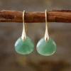 Semi Precious Stone Waterdrop Earrings 4