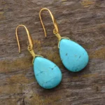 Classic Teardrop Turquoise Earrings 3