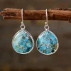 Art Deco Turquoise Earrings 4