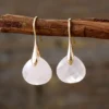 Semi Precious Stone Waterdrop Earrings 3