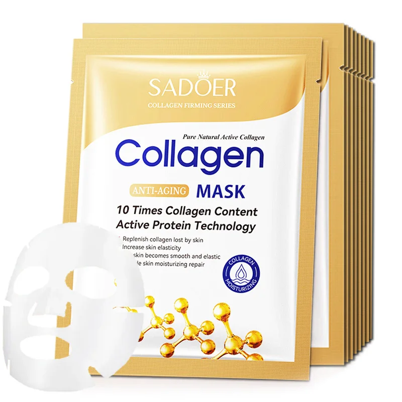 10pcs Anti-wrinkle Collagen Face Mask 1