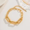 Textured Chain Bracelet 5